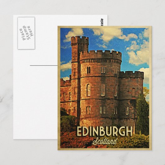 Castle Rock Edinburgh Briefkaart (Voorkant / Achterkant)
