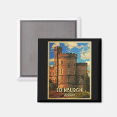 Castle Rock Edinburgh Magneet (Voorkant / Achterkant)