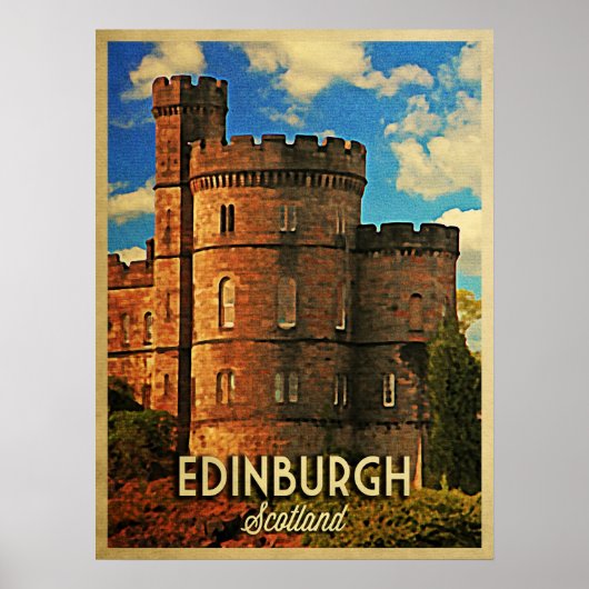 Castle Rock Edinburgh Poster (Voorkant)