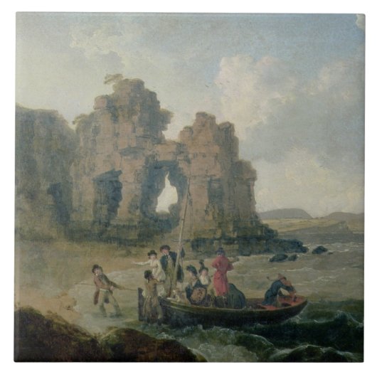 Castle Rock (Flatholm Island), Bristol Channel, 17 Tegeltje (Voorkant)