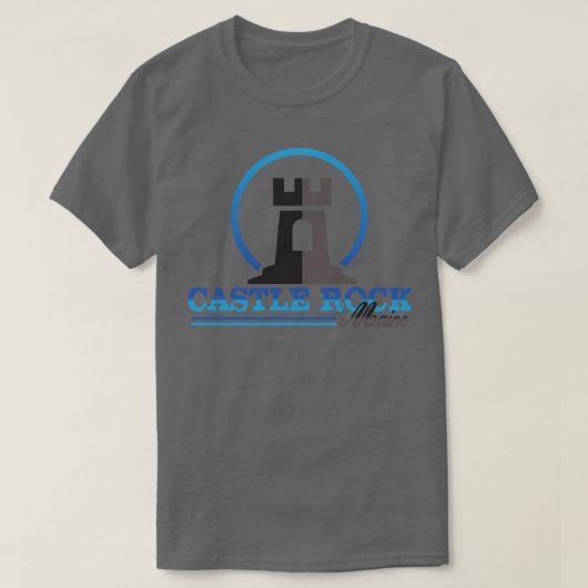 Castle Rock Maine Stephen King T-shirt (Design voorkant)