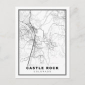 Castle Rock Map Briefkaart (Voorkant)