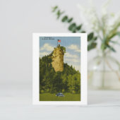 Castle Rock, St Ignace, Michigan Briefkaart (Staand voorkant)