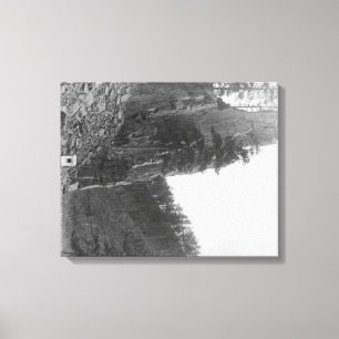 Castle Rock tussen Hill City en Rockerville Canvas Afdruk