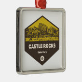 Castle Rocks State Park Idaho Metalen Ornament (Rechts)