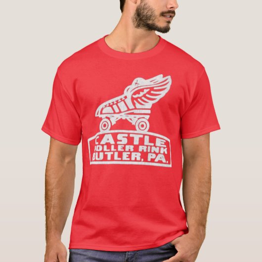 Castle Roller Rink - Butler, PA T-shirt (Voorkant)