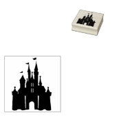 Castle Rubber Stamp Rubberstempel (Gestempeld)