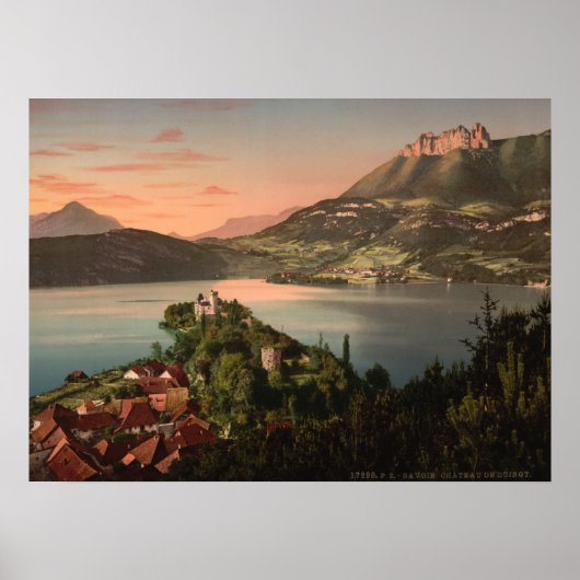 Castle Ruphy, Annecy, Frankrijk Poster (Voorkant)