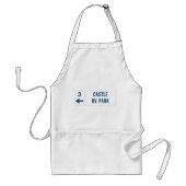 Castle RV Park Road Sign Standaard Schort (Voorkant)