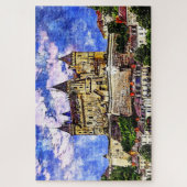 Castle Saumur, Loire Valley, Frankrijk. Legpuzzel (Verticaal)