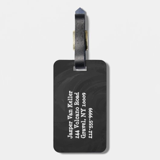 Castle Schloss Neuschwanstein Bagagelabel (Achterkant verticaal)