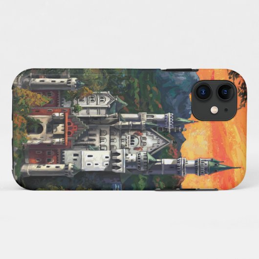 Castle Schloss Neuschwanstein Case-Mate iPhone Case (Achterkant (horizontaal))