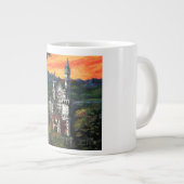Castle Schloss Neuschwanstein Grote Koffiekop (Voorkant rechts)