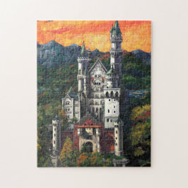 Castle Schloss Neuschwanstein Legpuzzel