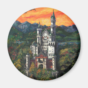 Castle Schloss Neuschwanstein Magneet