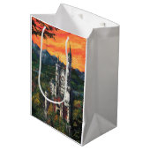 Castle Schloss Neuschwanstein Medium Cadeauzakje (Voorkant Gekanteld)