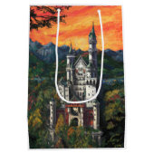 Castle Schloss Neuschwanstein Medium Cadeauzakje (Achterkant)