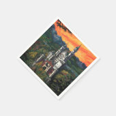 Castle Schloss Neuschwanstein Servet (Hoek)