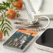 Castle Schloss Neuschwanstein Sleutelhanger (Voorkant Rechts)