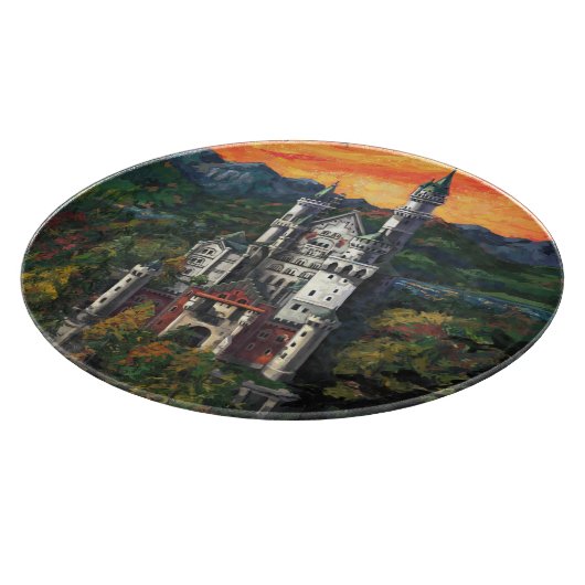 Castle Schloss Neuschwanstein Snijplank (Hoek)