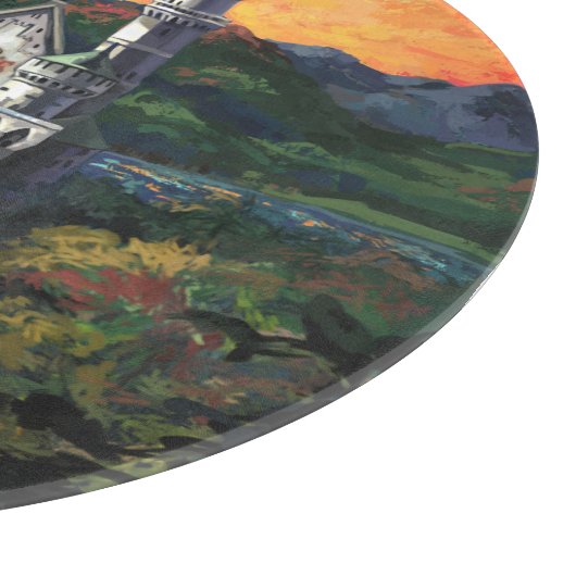 Castle Schloss Neuschwanstein Snijplank (Hoek)