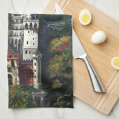 Castle Schloss Neuschwanstein Theedoek (Quarter Fold)