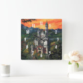 Castle Schloss Neuschwanstein Vierkante Klok (Huis)