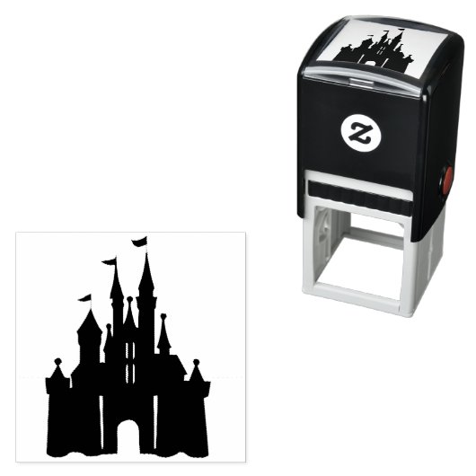Castle Self-inking Stamp Zelfinktende Stempel (In situ)