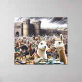 Castle Siege Tea Party Canvas Afdruk (Voorkant)