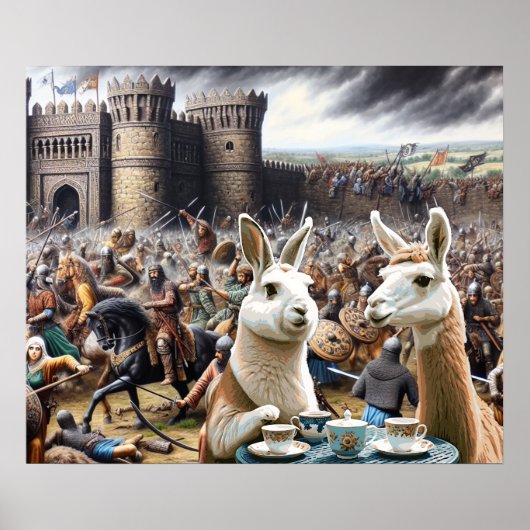 Castle Siege Tea Party Poster (Voorkant)