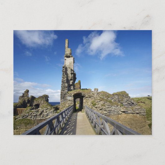 Castle Sinclair Girnigoe, Wick, Caithness, 2 Briefkaart (Voorkant)