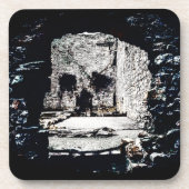 Castle Skull Bier Onderzetter (Voorkant)