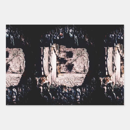 Castle Skull Inpakpapier Vel (Voorkant 2)