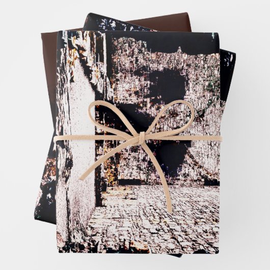 Castle Skull Inpakpapier Vel (In situ)