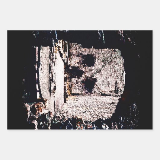 Castle Skull Inpakpapier Vel (Voorkant)