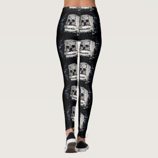Castle Skull Leggings (Achterkant)