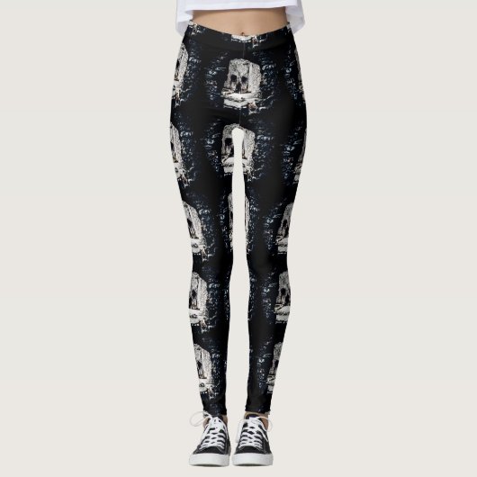 Castle Skull Leggings (Voorkant)