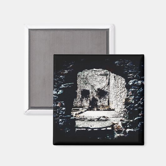 Castle Skull Magneet (Voorkant / Achterkant)