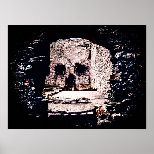 Castle Skull Poster (Voorkant)