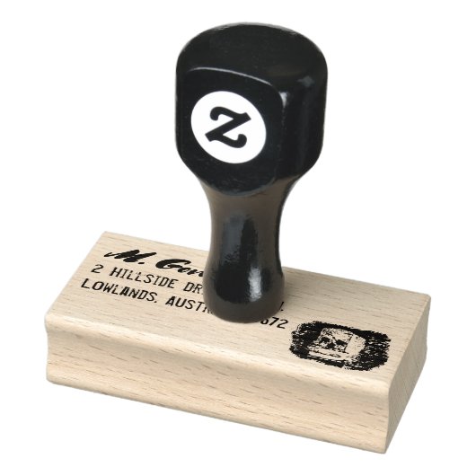 Castle Skull Rubberstempel (Stempel)