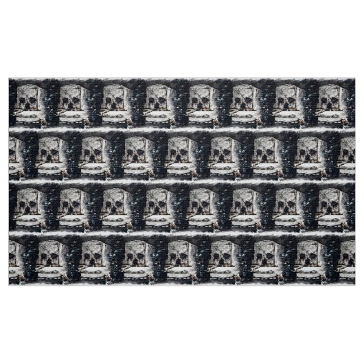 Castle Skull Stof (Fat Quarter)