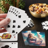 Castle Sky Clouds Fantasy Art-speelkaarten Pokerkaarten (Insitu)