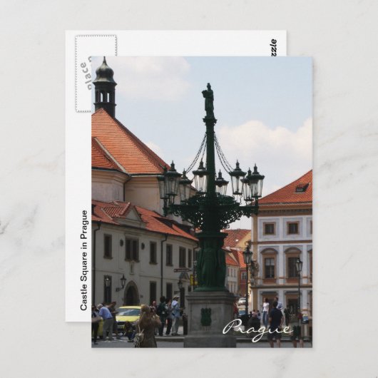 Castle Square in het Briefkaart Praag (Voorkant / Achterkant)