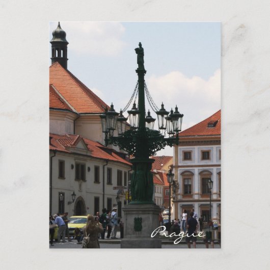 Castle Square in het Briefkaart Praag (Voorkant)
