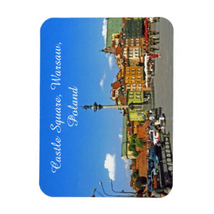 Castle Square, Warschau, Polen Magneet