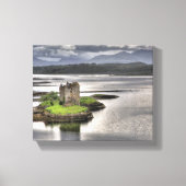 Castle Stalker Appin Argyll Scotland Canvas Afdruk (Voorkant)