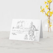 Castle Stalker, Argyll Scotland Kaart (Gele Bloem)