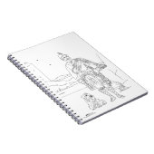 Castle Stalker, Argyll Scotland Notitieboek (Rechterzijde)