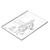 Castle Stalker, Argyll Scotland Notitieboek (Linkerzijde)