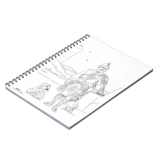 Castle Stalker, Argyll Scotland Notitieboek (Linkerzijde)